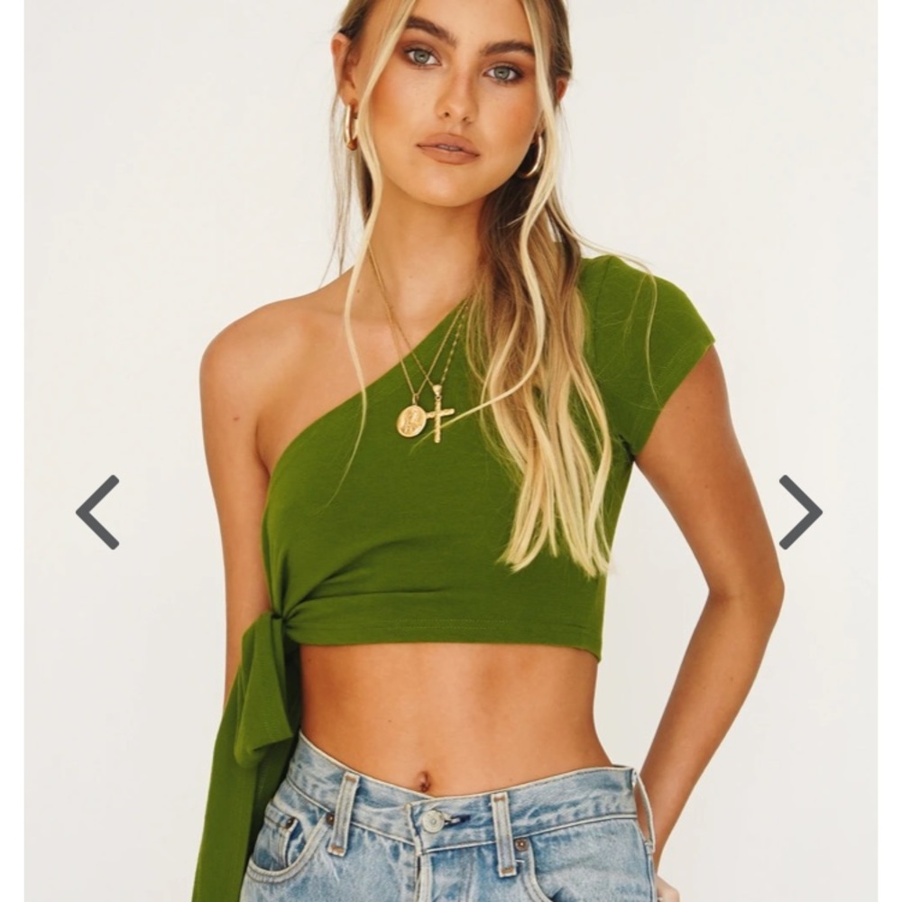 VRG GRL Beach Club Drinks Tie Top